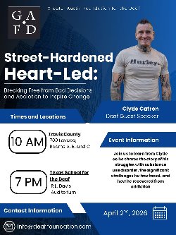 Clyde Catron Deaf Guest Speaker